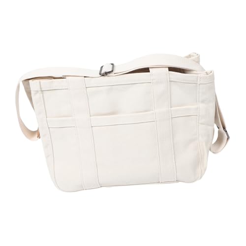 MAJORMENCH Modische Große Canvas Mum Bag mit Vielseitigen Trageoptionen Organisiertem Geräumigem Innenraum Praktische Wickeltasche für Geeignet für Kinderwagen und Alltag von MAJORMENCH