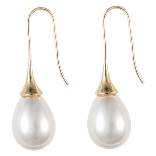 MAJORMENCH Perlentropfen Ohrringe Damen Vintage Wasserfall Design Leichte Statement Ohrhänger Eleganter Schmuck für Frauen Modisch und Vielseitig Kombinierbar von MAJORMENCH