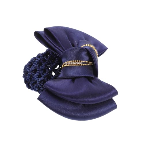 MAJORMENCH Professionelle Haarnetz Haarklammer mit Kristallblume Haarnetz für Dutt Vielseitige Haarschmuckspange für Krankenschwestern Hotelpersonal und Damen im Beruf Modisches von MAJORMENCH