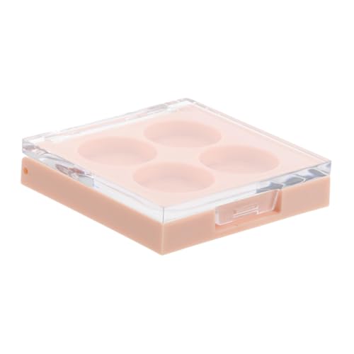 MAJORMENCH Refillbarer Kosmetikbehälter Mit Fächern Für -organisation Von Lidschatten Und Anderen Makeup-produkten Platzsparend Und Transparent Für Schnelle Farbauswahl von MAJORMENCH