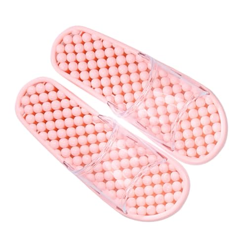 MAJORMENCH Rutschfeste Badeschuhe Damen Herren mit Dicker Sohle aus Elastischem PVC Atmungsaktive Strapazierfähige Duschpantoffeln für Bad Pool Hotel und Zuhause Unisex von MAJORMENCH