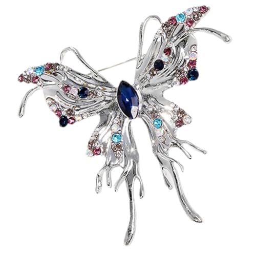 MAJORMENCH Schmetterlingsbrosche mit Anstecknadel für Damenbekleidung Vielseitig Einsetzbar für Schal Hut Hochwertige Verarbeitung Schickes Design von MAJORMENCH