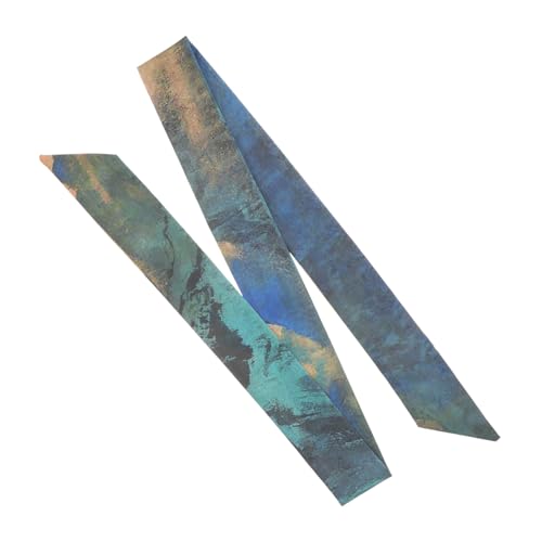 MAJORMENCH Seidiges Haarband und Hals Schal Leichtes Hautfreundliches Damen Haarschmuck Accessoire Wiederverwendbares Vielseitiges Haarband für Pferdeschwanz und Handgelenk von MAJORMENCH