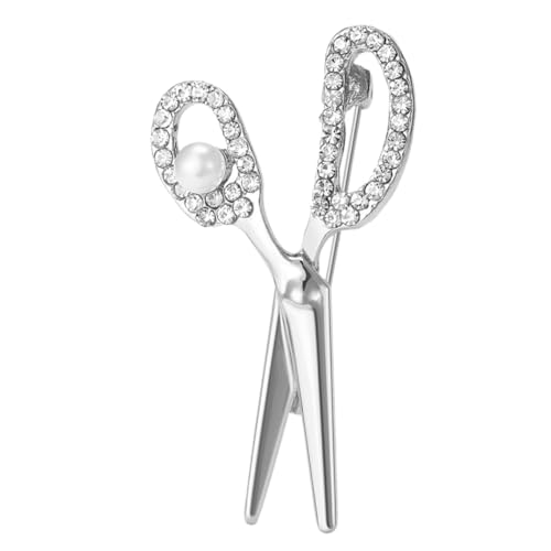 MAJORMENCH Strassbrosche Scherenstift Legierung Anstecknadel für Anzüge Hüte und Taschen Vielseitig Einsetzbar als Geschenkidee für Männer und Frauen für Festliche von MAJORMENCH