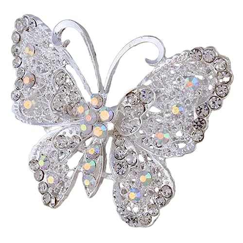 MAJORMENCH Strassbrosche aus Langlebiger Legierung Modische Anstecknadel für Damen Hochzeit Brautfest Leichtes Schmuckaccessoire als Besonderes von MAJORMENCH