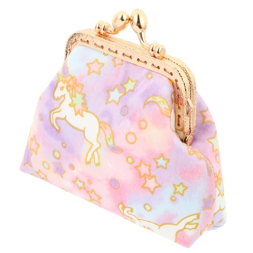 MAJORMENCH Geldbörse Cartoon Unicorn Muster Und Tragbar Für Lippenstift Handys Kosmetik Und Mehr Als Geschenk Für Freunde Junge Mädchen Oder Familie von MAJORMENCH