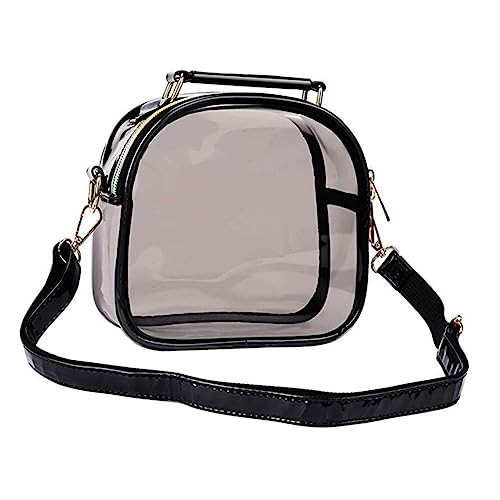 MAJORMENCH Transparente Damen Crossbody Bag PVC Schultertasche mit Klarem Design Vielseitige Umhängetasche für Alltag Shopping Freizeit und Partys Geräumig und Stylisch Schwarz MAJORMENCH Transparente Damen Crossbody Bag PVC Schultertasche mit Klarem Design Vielseitige Umhängetasche für Alltag Shopping Freizeit und Partys Geräumig und Stylisch Schwarz von MAJORMENCH