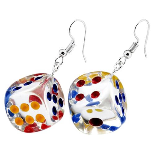 MAJORMENCH Transparente Würfel Ohrringe Damen Kreative Leichte Ohrhänger Schmuckstücke Baumelnde Durchbohrte Ohrringe Ausgefallene Neuartige Ohrhänger für Frauen Geschenkidee MAJORMENCH Transparente Würfel Ohrringe Damen Kreative Leichte Ohrhänger Schmuckstücke Baumelnde Durchbohrte Ohrringe Ausgefallene Neuartige Ohrhänger für Frauen Geschenkidee von MAJORMENCH