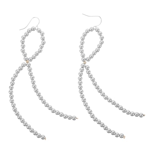 MAJORMENCH Vintage Bow Dangle Hoop Earrings Leichte Lange Statement Ohrringe mit Femininer Schleife für Damen Geeignet für Hochzeiten Büro und Festliche Anlässe MAJORMENCH Vintage Bow Dangle Hoop Earrings Leichte Lange Statement Ohrringe mit Femininer Schleife für Damen Geeignet für Hochzeiten Büro und Festliche Anlässe von MAJORMENCH