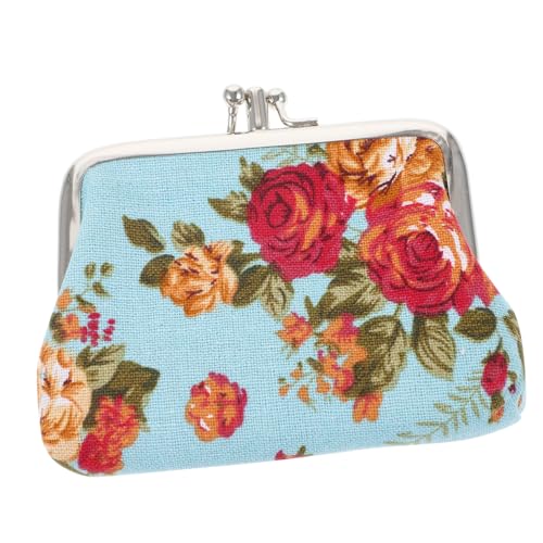 MAJORMENCH Vintage Damen Handtasche Mit Floralem Design Praktische Umhängetasche Für Münzen Karten Und Kleine Gegenstände Für Alltag Und Besondere Anlässe von MAJORMENCH