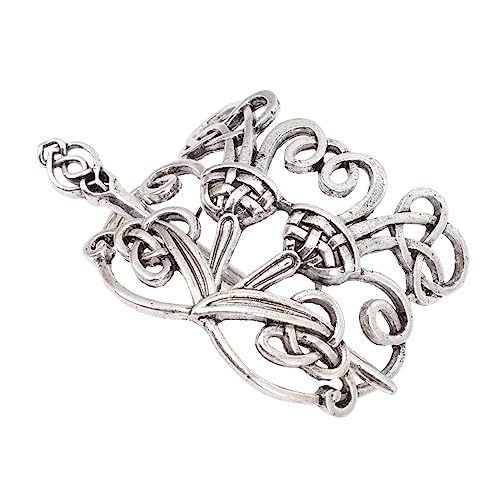 MAJORMENCH Vintage Haarnadeln Haarstäbchen für Brötchen Accessoires für Frauen geformt haarspangen haarspange Klammer -Haarstab Haarspange aus Legierung Silver von MAJORMENCH