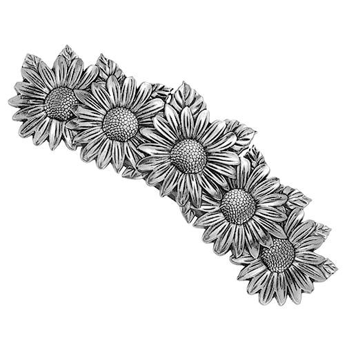 MAJORMENCH Vintage Sonnenblumen Haarspange Für Damen Retro Friseurzubehör Mit Federverschluss Für Alltag Und Besondere Anlässe Haaraccessoire Antikem von MAJORMENCH