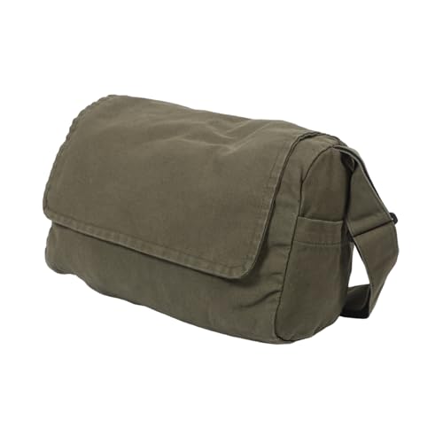 MAJORMENCH Große Canvas-umhängetasche Hobo-design Schultertasche Für Damen Herren Mit Viel Stauraum Für Laptop Notizbücher Geeignet Für Freizeit College Arbeit von MAJORMENCH