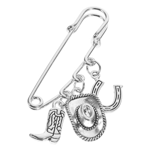 MAJORMENCH Western Brooch für Damen Eleganter Strickjacken clip Unisex Pullover Verschluss Kreativer Cowboy hut Anstecker Modischer Schmucknadel für Vielseitige Outfits MAJORMENCH Western Brooch für Damen Eleganter Strickjacken clip Unisex Pullover Verschluss Kreativer Cowboy hut Anstecker Modischer Schmucknadel für Vielseitige Outfits von MAJORMENCH