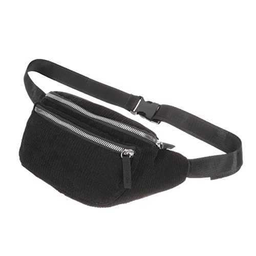 MAJORMENCH Stylische Hüfttasche Für Damen Und Herren Velours Große Kapazität Unisex Für Reisen Sport Freizeit Brusttasche Mit Mehreren Fächern von MAJORMENCH