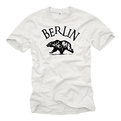 Berlin T-Shirt für Herren Berliner Bär Größe L von MAKAYA