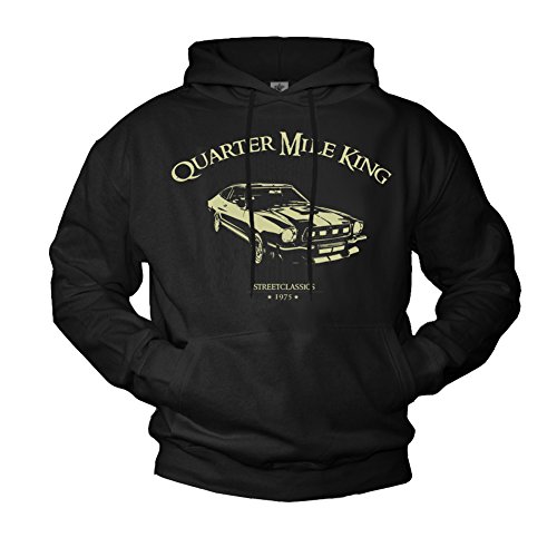 Kapuzenpulli für Herren Mustang Kapuzenpullover schwarz Größe L von MAKAYA
