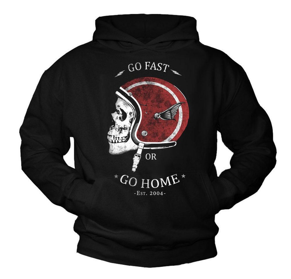 MAKAYA Kapuzenpullover Herren Motorad Bekleidung Skull Totenkopf Hoodie Sweatshirt Kapuze von MAKAYA