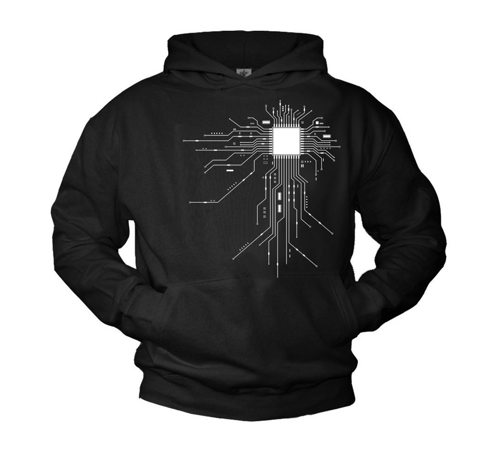 MAKAYA Kapuzenpullover Herren Pullover mit Druck Nerd Gamer Motiv Sweatshirt mit Kapuze von MAKAYA