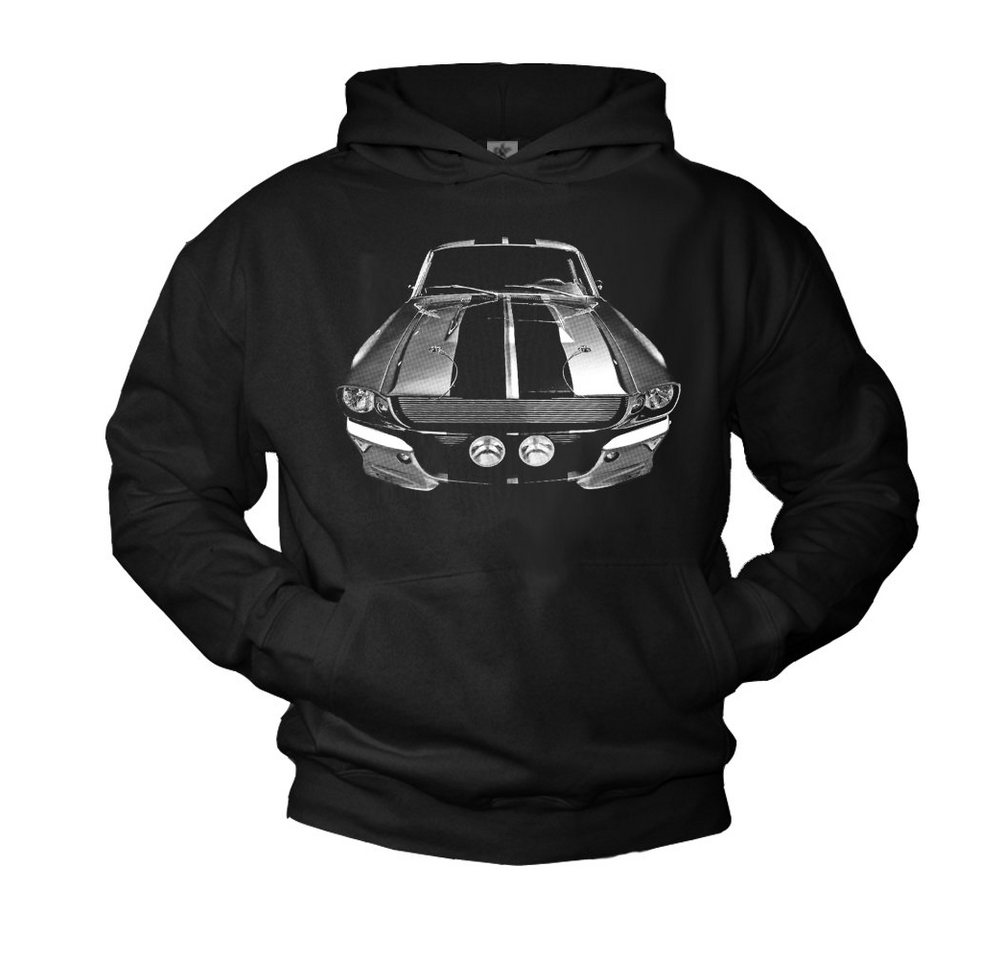 MAKAYA Kapuzenpullover Herren Vintage Auto Motiv US Muscle Car Sweater Kapuzenpulli von MAKAYA