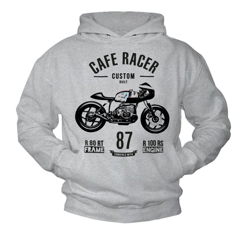 MAKAYA Kapuzenpullover Herren Vintage Motorrad Motiv Sweatshirt Pulli Männer Hoodie Geschenke von MAKAYA