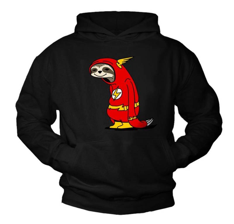 MAKAYA Kapuzenpullover Lustig Flash Faultier Pulli Jungen Herren Sweatshirt Coole Hoodies von MAKAYA