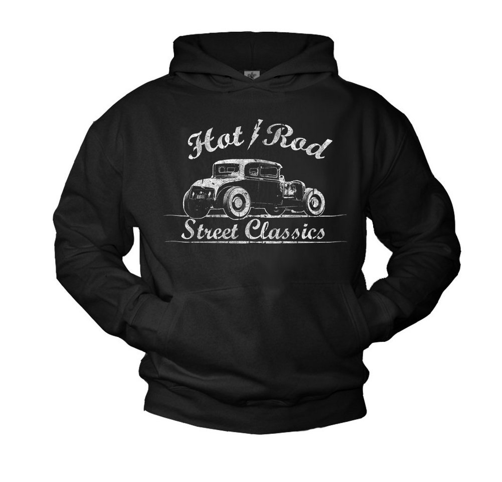 MAKAYA Kapuzenpullover Männer Hoodie Auto Aufdruck US Muscle Car Pullover Kapuze Jungen von MAKAYA