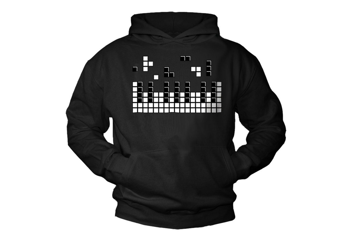 MAKAYA Kapuzenpullover mit Print Herren Sweatshirt Gamer Nerd Geschenke Piano Hoodie mit Druck von MAKAYA