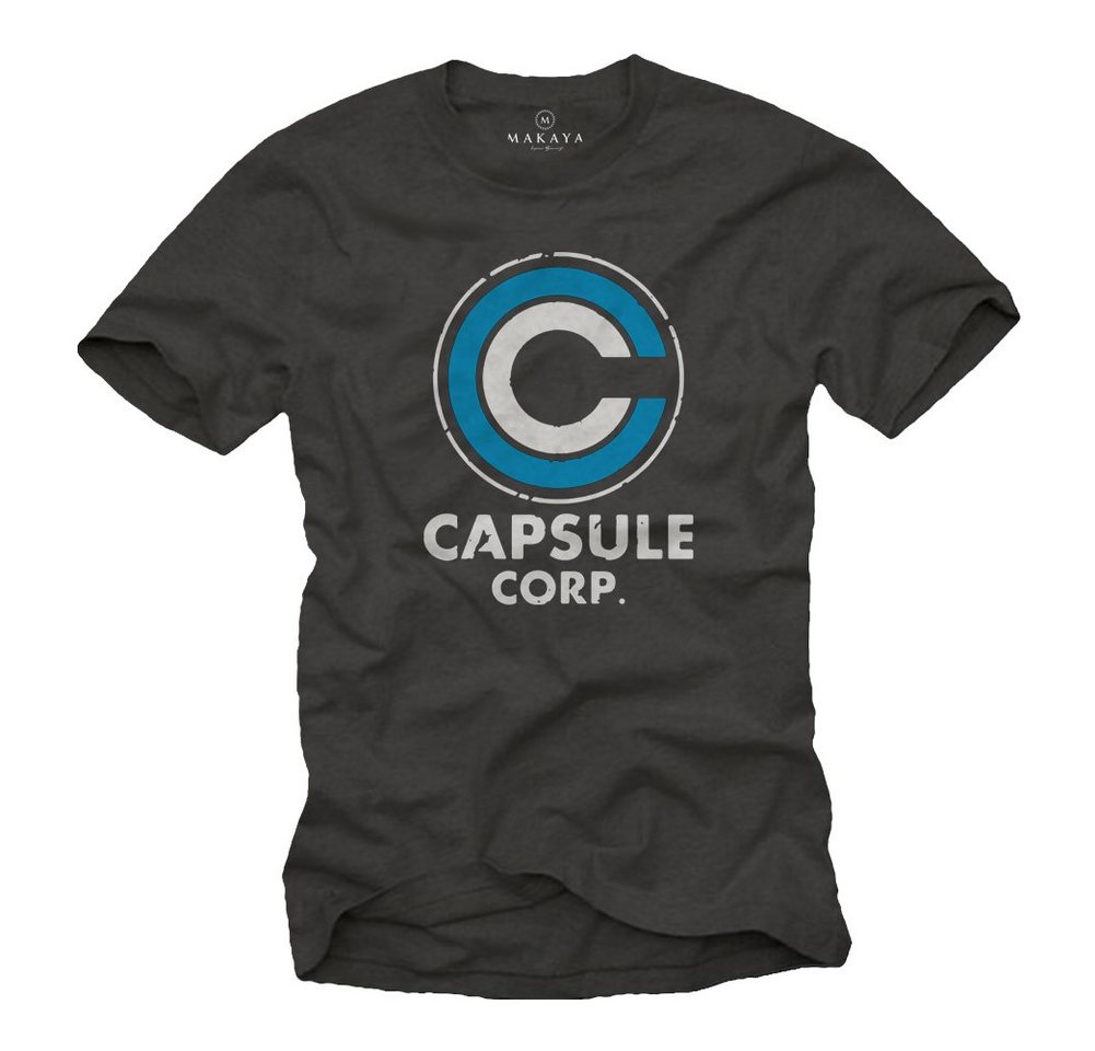 MAKAYA T-Shirt mit Aufdruck Capsule Corp. Dragon Motiv Herren Männer Jungs Jungen mit Druck MAKAYA T-Shirt mit Aufdruck Capsule Corp. Dragon Motiv Herren Männer Jungs Jungen mit Druck von MAKAYA
