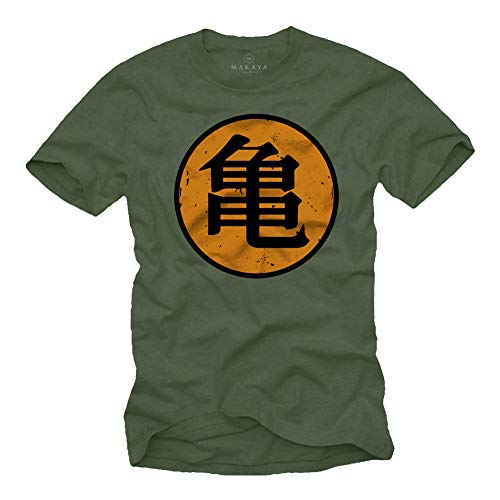 Roshi´s Dragon Gym T-Shirt Son Goku Grün Größe XXL von MAKAYA