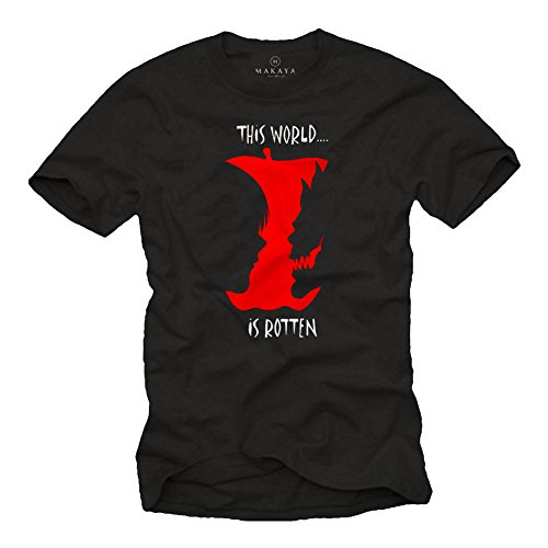 This World is Rotten - Shinigami - Death Note T-Shirt für Herren XXL von MAKAYA