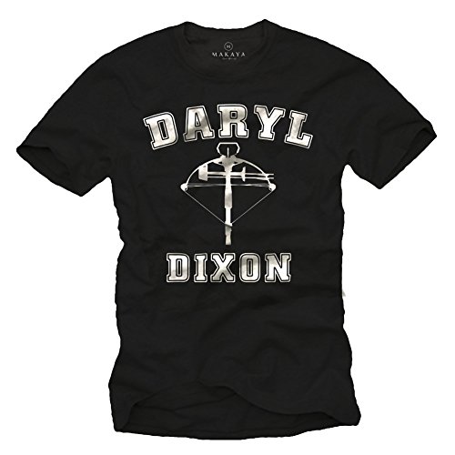 Walking Dead T-Shirt für Herren Daryl Dixon Größe L von MAKAYA