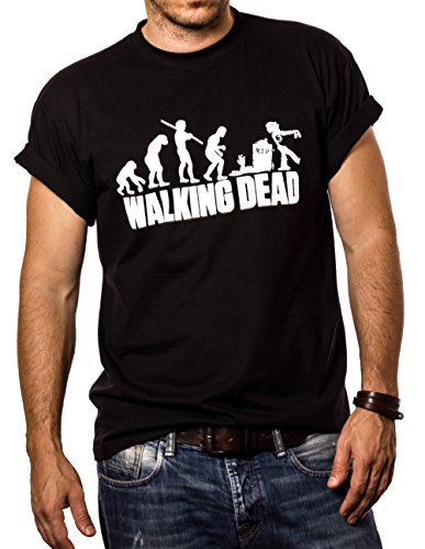 Walking Dead T-Shirt für Herren Zombie Evolution XXXL von MAKAYA