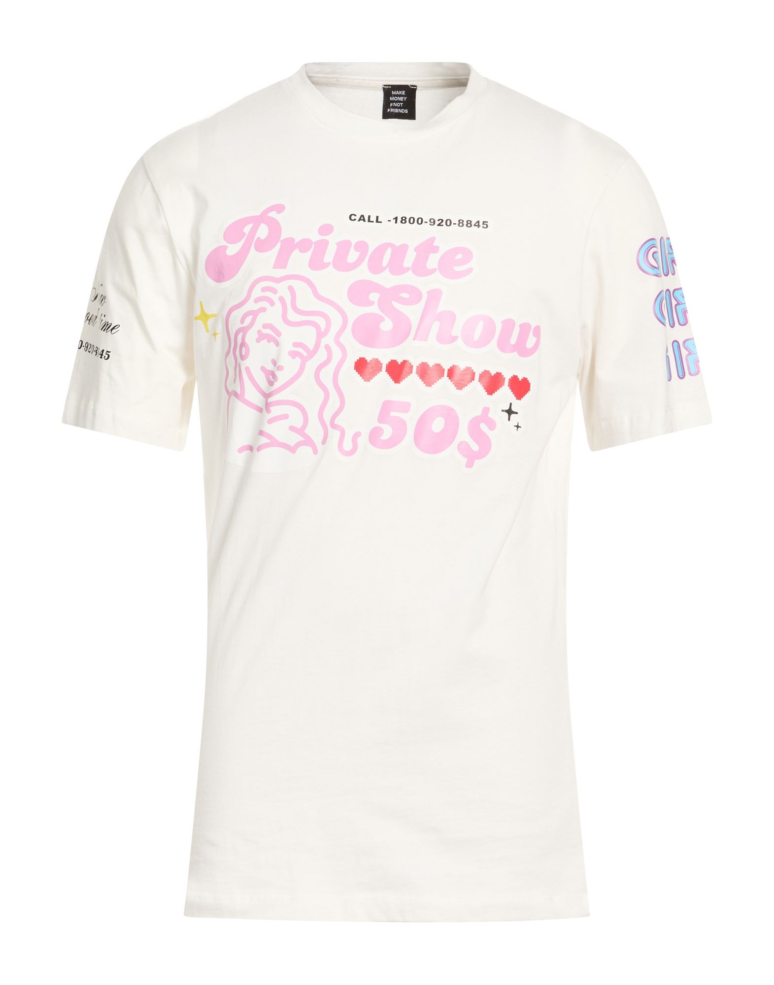 MAKE MONEY NOT FRIENDS T-shirts Herren Weiß von MAKE MONEY NOT FRIENDS