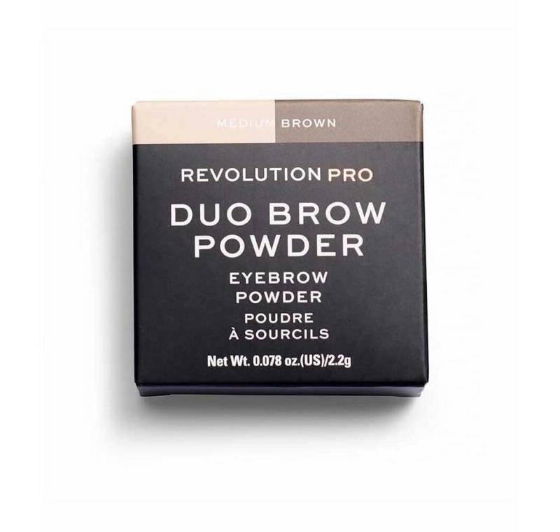 MAKE UP REVOLUTION Augenbrauen-Stift, Vegan, Eyebrow Powder, Medium Brown, 2.2 g von MAKE UP REVOLUTION