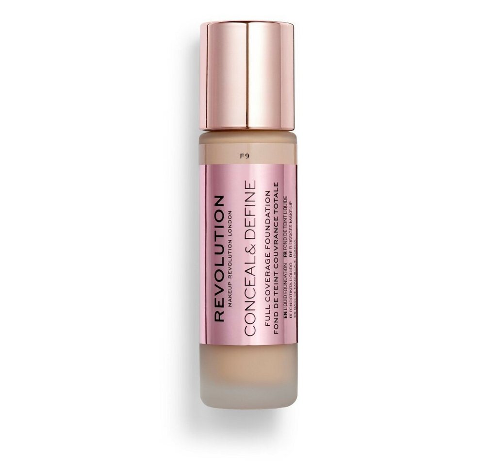 MAKE UP REVOLUTION Concealer Revolution Make Up Conceal y Define Full Coverage Foundation F9 23ml MAKE UP REVOLUTION Concealer Revolution Make Up Conceal y Define Full Coverage Foundation F9 23ml von MAKE UP REVOLUTION
