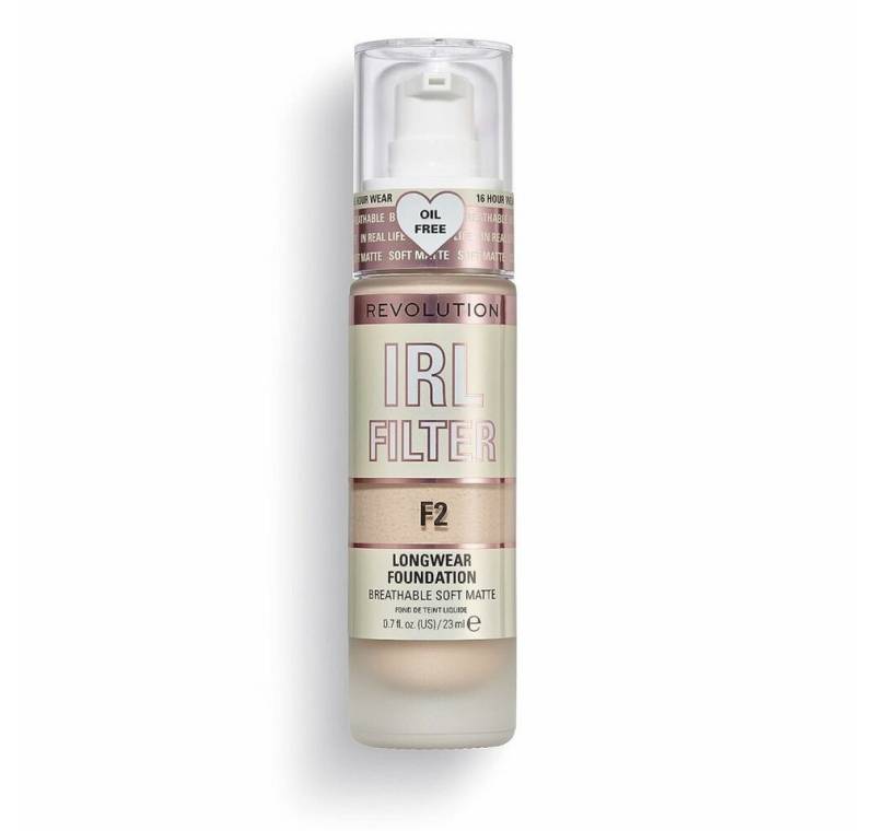 MAKE UP REVOLUTION Foundation IRL FILTER longwear foundation #F2 23ml von MAKE UP REVOLUTION
