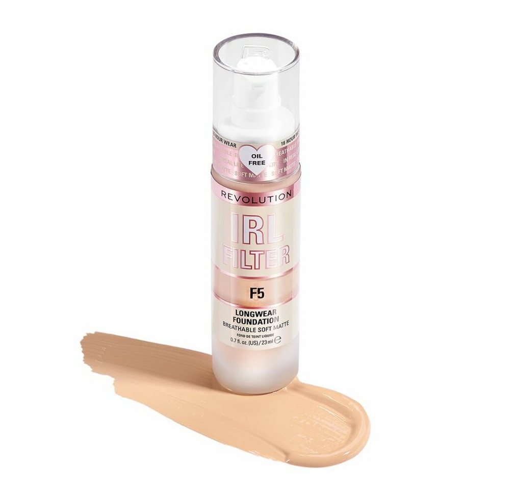 MAKE UP REVOLUTION Foundation IRL Filter Longwear Foundation Dlouhotrvajici Make-up 23ml von MAKE UP REVOLUTION