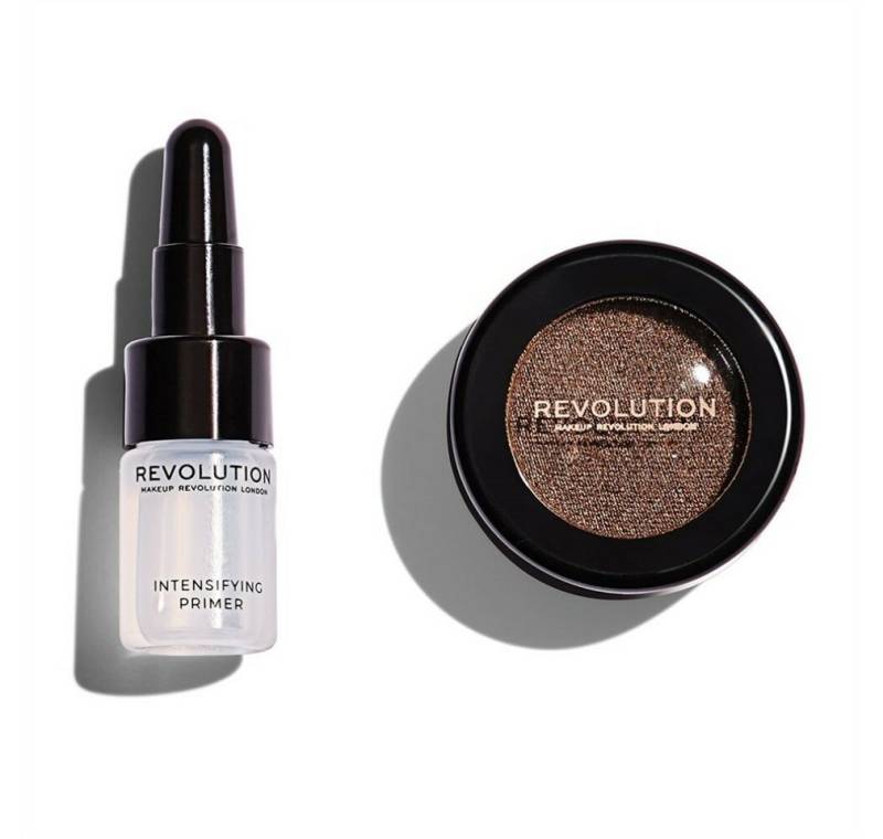 MAKE UP REVOLUTION Foundation Makeup Revolution Flawless Foils metallischer Lidschatten+overcome von MAKE UP REVOLUTION