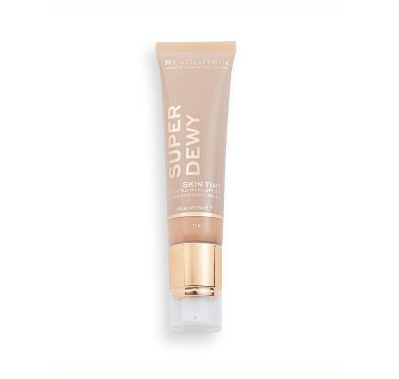 MAKE UP REVOLUTION Getönte Gesichtscreme Makeup Revolution Superdewy Getönte Feuchtigkeitscreme Tan 55ml von MAKE UP REVOLUTION