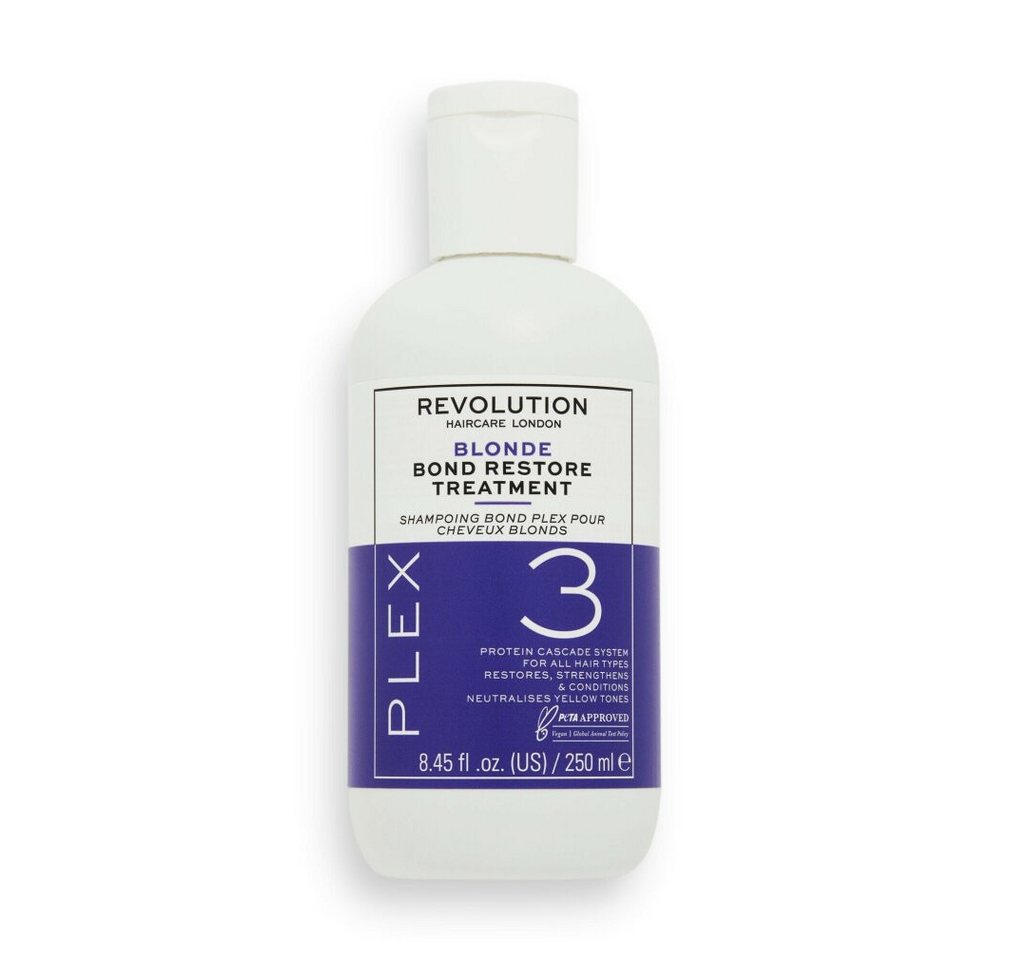 MAKE UP REVOLUTION Haarpflege-Set Blonde Plex 3 (Bond Restore Treatment) 250ml von MAKE UP REVOLUTION