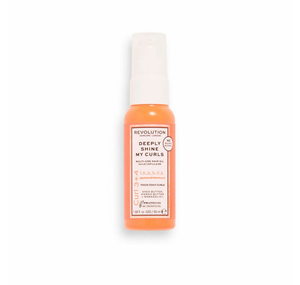 MAKE UP REVOLUTION Haarshampoo Revolution Make Up Deeply Shine My Curls Multi-Use Hair Oil 50ml von MAKE UP REVOLUTION