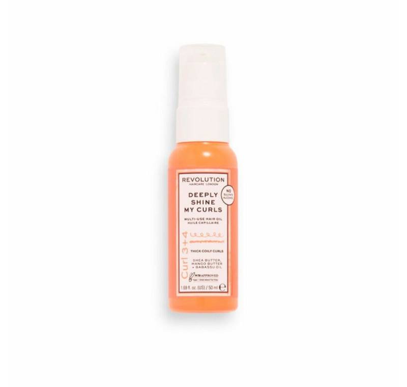 MAKE UP REVOLUTION Haarshampoo Revolution Make Up Deeply Shine My Curls Multi-Use Hair Oil 50ml von MAKE UP REVOLUTION
