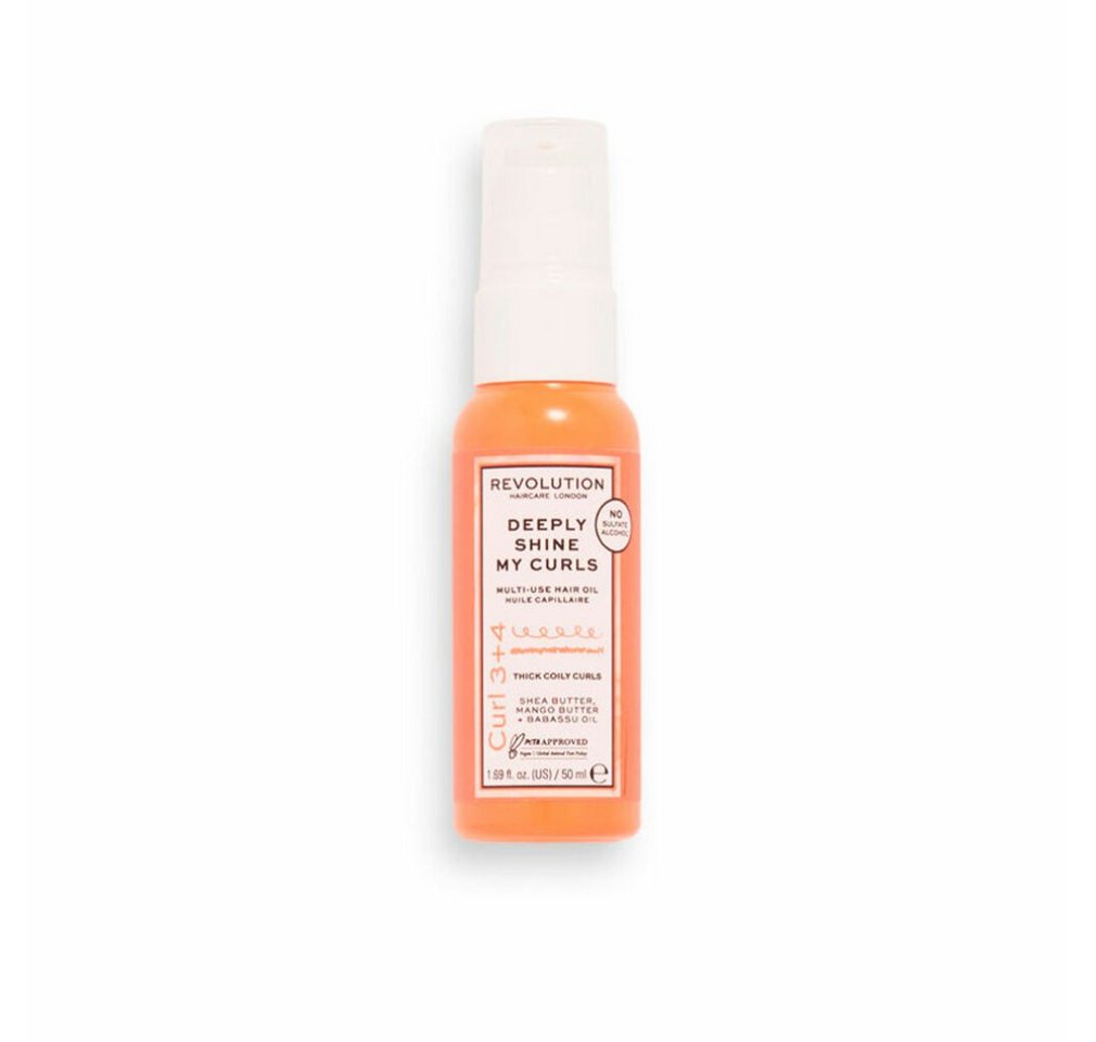 MAKE UP REVOLUTION Haarshampoo Revolution Make Up Deeply Shine My Curls Multi-Use Hair Oil 50ml von MAKE UP REVOLUTION