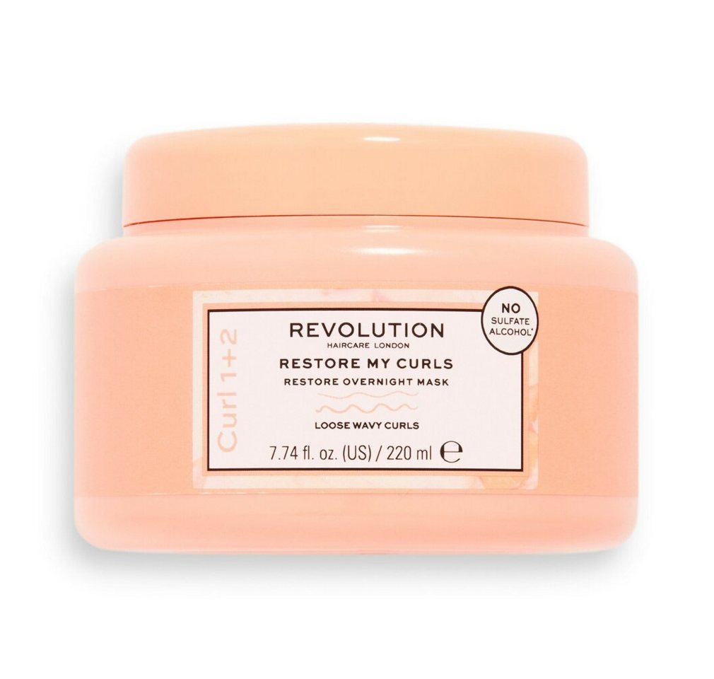 MAKE UP REVOLUTION Haarshampoo Revolution Make Up Restore My Curls Restore Overnight Mask 220ml von MAKE UP REVOLUTION