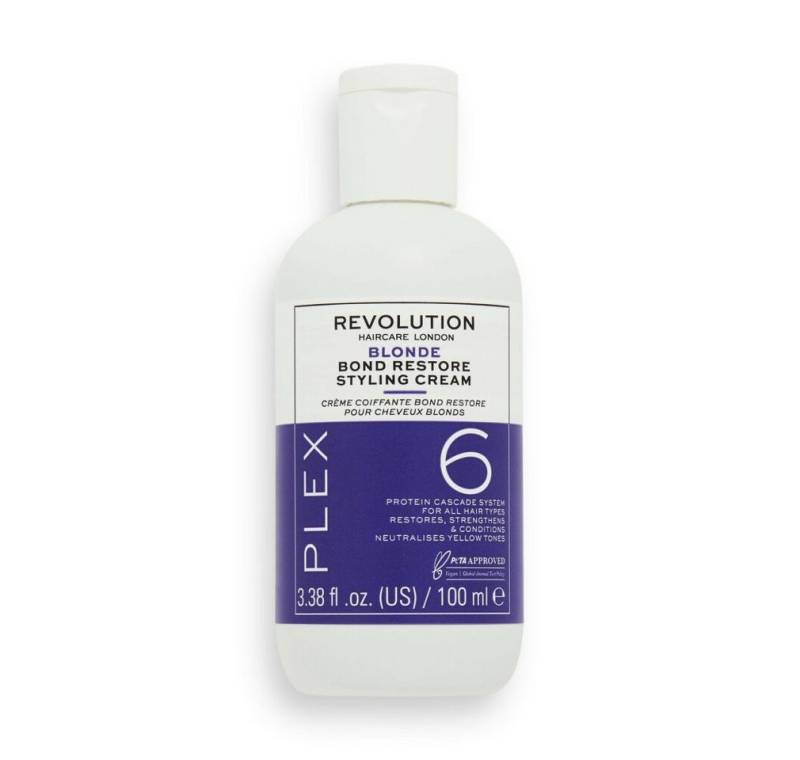MAKE UP REVOLUTION Haarstyling-Liquid Revolution Haircare Plex 6 Blonde Bond Restore Styling Creme 100ml von MAKE UP REVOLUTION