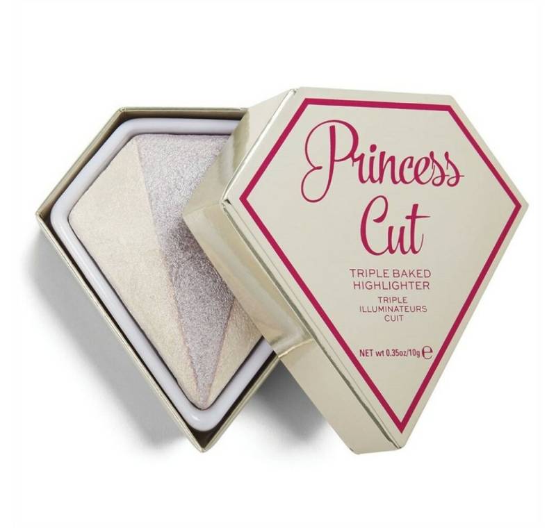 MAKE UP REVOLUTION Highlighter I Heart Revolution Dreifach gebackener Highlighter Princess Cut 10g von MAKE UP REVOLUTION
