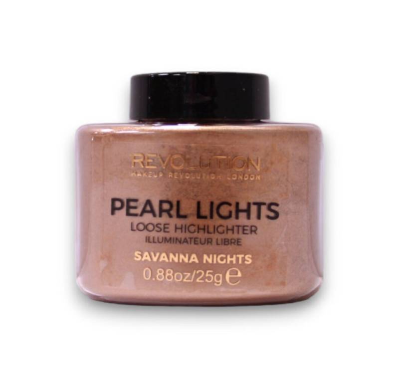 MAKE UP REVOLUTION Highlighter Pearl Lights Loser Highlighter Puder Savannah Nights 25 g von MAKE UP REVOLUTION
