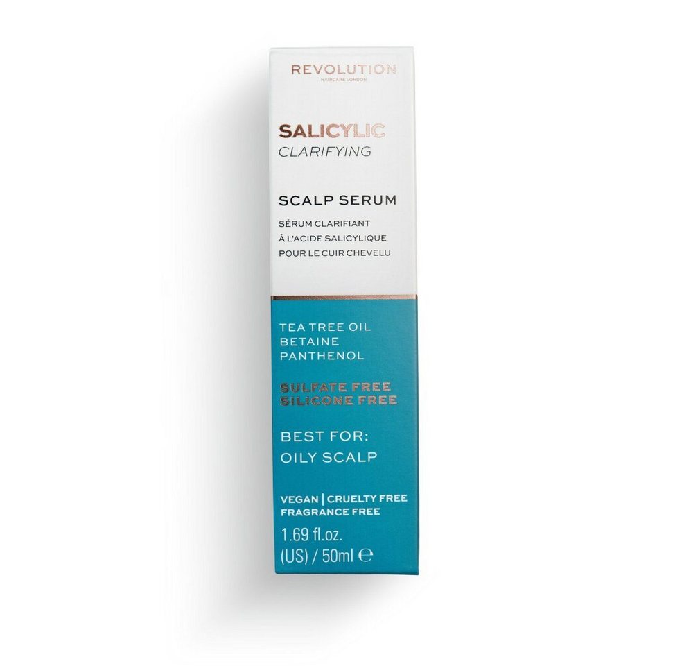 MAKE UP REVOLUTION Kopfhaut-Pflegelotion Salicylic cleaning hair serum (Clarify ing Scalp Serum) 50ml von MAKE UP REVOLUTION
