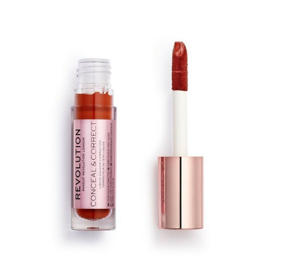 MAKE UP REVOLUTION Lidschatten-Base Makeup Revolution Concealer Abdecken und Korrigieren Rot 3.4ml von MAKE UP REVOLUTION